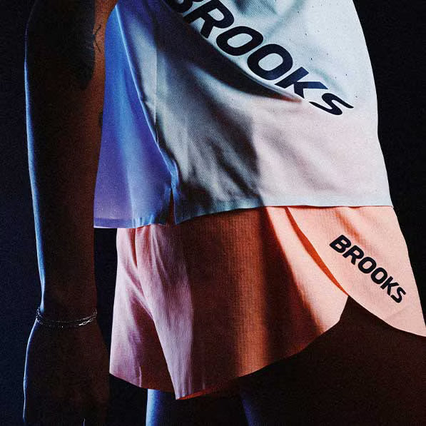 Closeup of running apparel